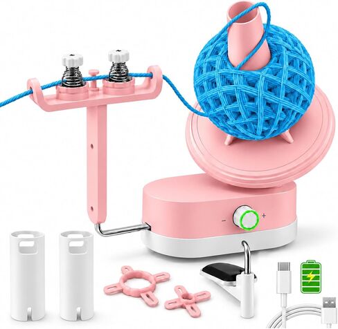 Electric Yarn Winder Large Capacity Cordless Automatic Rechargeable in Kuwait