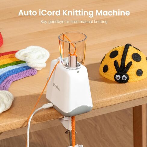Etcokei iCord Knitting Machine, Auto Knitting Yarns to i-Cords Efficiently in Saudi Arabia