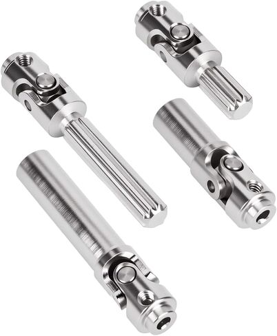 1/30 Scale RC Crawler Stainless Steel Drive Shaft, Metal Replacement Drivetrain Part for SCX30-Style Chassis in Saudi Arabia