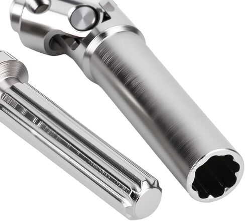 1/30 Scale RC Crawler Stainless Steel Drive Shaft, Metal Replacement Drivetrain Part for SCX30-Style Chassis in Saudi Arabia