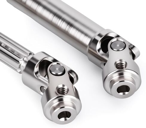 1/30 Scale RC Crawler Stainless Steel Drive Shaft, Metal Replacement Drivetrain Part for SCX30-Style Chassis in Saudi Arabia