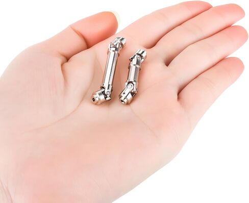 1/30 Scale RC Crawler Stainless Steel Drive Shaft, Metal Replacement Drivetrain Part for SCX30-Style Chassis in Saudi Arabia