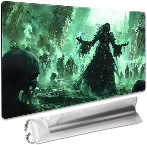 Board Game 14x24in MTG Playmat Compatible for OCG CCG RPG TCG Playmats (Blood Moon Secrets) in Kuwait