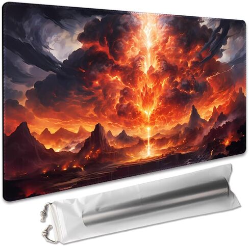 Board Game 14x24in MTG Playmat Compatible for OCG CCG RPG TCG Playmats (Blood Moon Secrets) in Kuwait