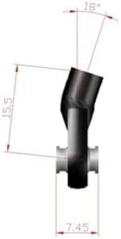 SSD RC M3 Bent Plastic Rod End (10) in Saudi Arabia