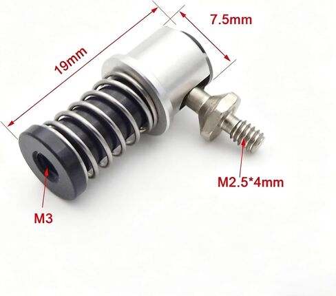 2PCS M3 Rod Linkage Ball Head Connector Steering Linkage Spring Positioning Adapter for RC Model Airplane Helicopter Boat Car DIY Parts in Saudi Arabia