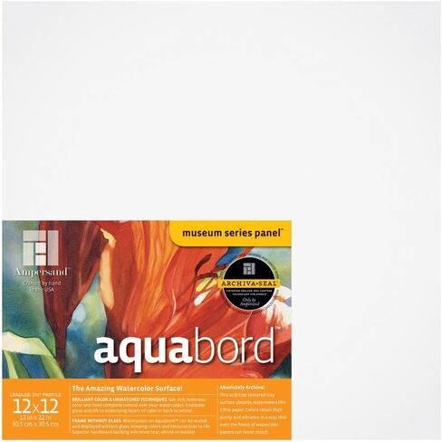 Ampersand Aquabord | 6x6 - 4pk | 1/8" Flat | Watercolor & Gouache Panel in Saudi Arabia