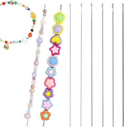 6 Pcs Bead Spinner Needles for Jewelry Making, 6 Sizes for Clay Seed Beads in Saudi Arabia