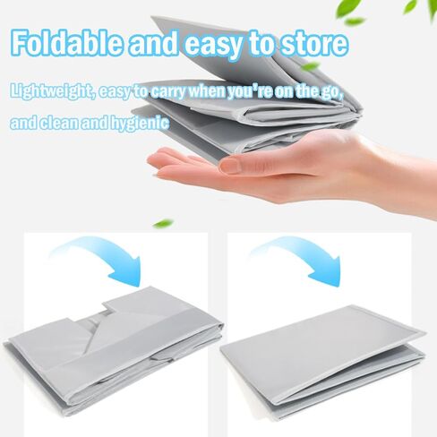 Dog Litter Box with High Walls, 22" Pee Pad Holder Foldable, Indoor Dog Potty Tray for Puppy Dogs, No Assembly, No Spill, Waterproof, Easy to Clean, Portable for Travel in Kuwait