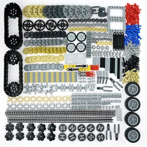 Pamvava Gears Wheels Axles Motor Sets,Building Block Technic Pieces Parts in Kuwait
