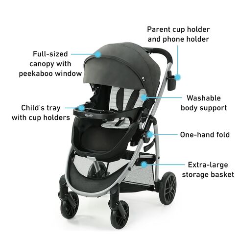 Graco Modes Pramette DLX Stroller, Hamilton in Kuwait