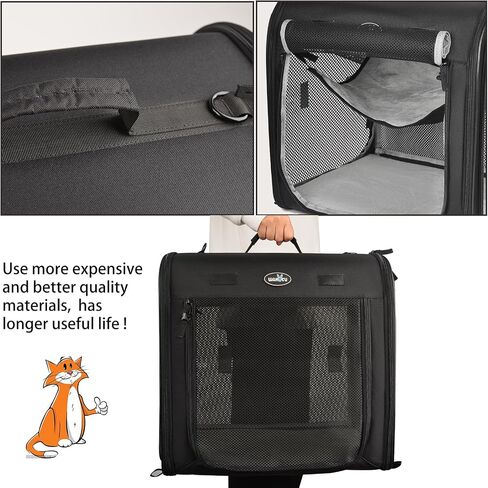Wakytu 2-in-1 Pet Carrier for Cats & Dog, Travel Carrier for Camping in Saudi Arabia