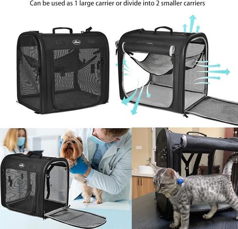 Wakytu 2-in-1 Pet Carrier for Cats & Dog, Travel Carrier for Camping in Saudi Arabia