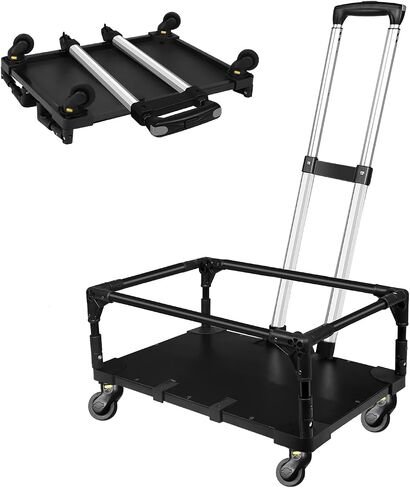 Petskd Foldable Wheel Base Cart for 18" L×11" W & 17" L×11" W Pet Carrier in Kuwait
