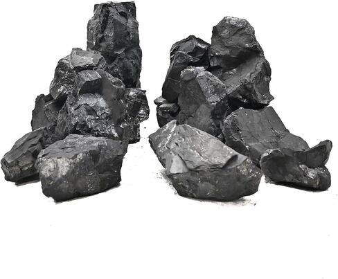 unocho Aquarium Rock Stone Stone Stone Stone Rocks 40lb Stone Gold Gold Stone 3-10 بوصات من أجل حوض السمك المناظر الطبيعية الطراز الدبابة المصغرة في حوض السمك وخزانات السمكة الجنية 12 مساءً in Kuwait