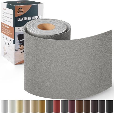 Leather Repair Kit for Furniture 4"x 63" Leather Tape Repair Patch Self Adhesive Sofa Vinyl Repair Patch Kit for Car Seat,Couch,Boat Seat,Chair - Black in Saudi Arabia