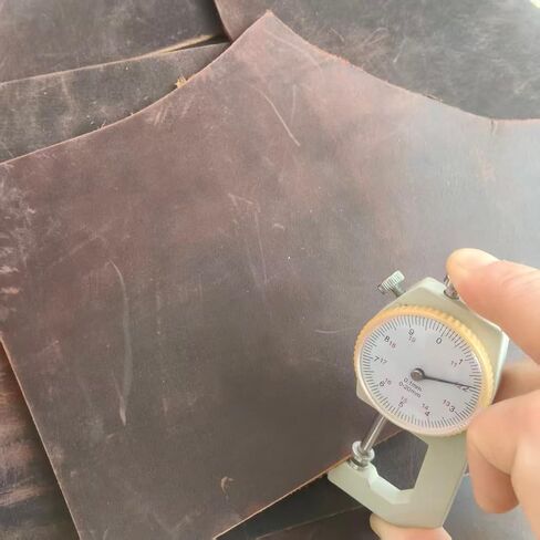 Genuine Leather Scraps, Brown, 1.8-2.0mm Thick, for Handmade Crafts in Kuwait