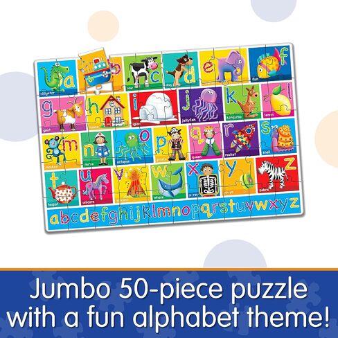 The Learning Journey: Jumbo Floor Puzzles - Alphabet - Extra Large Puzzle Measures 3 ft by 2 ft - Preschool Toys & Gifts for Boys & Girls Ages 3 and Up (436318) in Kuwait