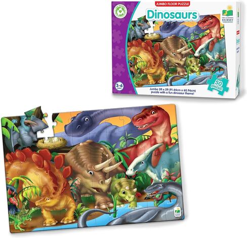 The Learning Journey: Jumbo Floor Puzzles - Alphabet - Extra Large Puzzle Measures 3 ft by 2 ft - Preschool Toys & Gifts for Boys & Girls Ages 3 and Up (436318) in Kuwait