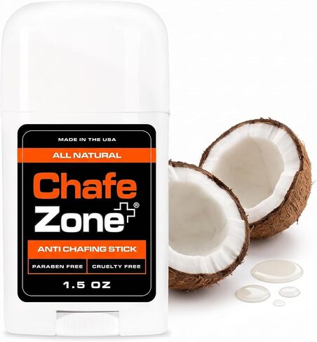 Chafezone Chub Rub Stick - 100% Natural Anti Chafing Stick - Thigh Rescue Friction Defense Stick - Anti Chafe Stick Reduces Rubbing and Irritation - 1.5 Ounce in Kuwait