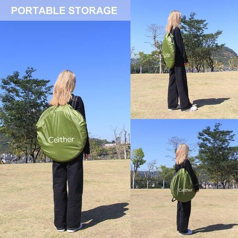 Privacy Shower Tent, 47.2" Wx74.8 H Pop up Portable Camping Tent | Waterproof Outdoor Toilet Changing Dressing Room, with Carry Bag, for Hiking, Camping, Fishing, Beach in Kuwait