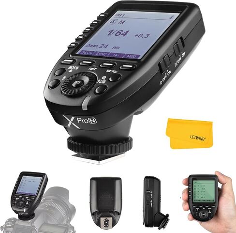مشغل فلاش لاسلكي Godox XPro-N TTL لكاميرا نيكون، 2.4G Godox Nikon Trigger in Kuwait