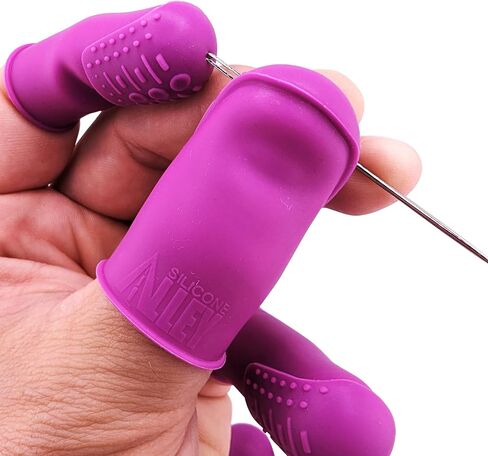 Comfortable Flexible Thimble | THIK-Grip Series | Small (1) - Medium (1) - Large (1) | in Kuwait