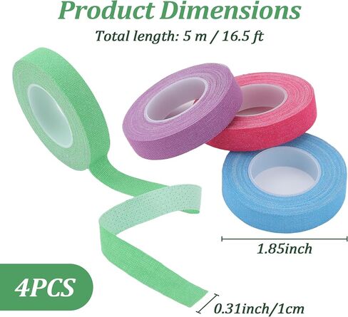 Eiodoni 4 Rolls Thimble Tape for Hand Sewing, Self Adhesive in Saudi Arabia