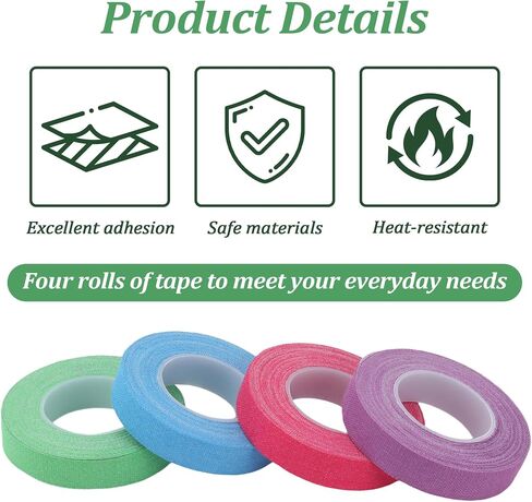 Eiodoni 4 Rolls Thimble Tape for Hand Sewing, Self Adhesive in Saudi Arabia