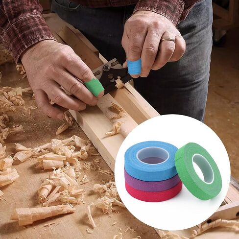 Eiodoni 4 Rolls Thimble Tape for Hand Sewing, Self Adhesive in Saudi Arabia