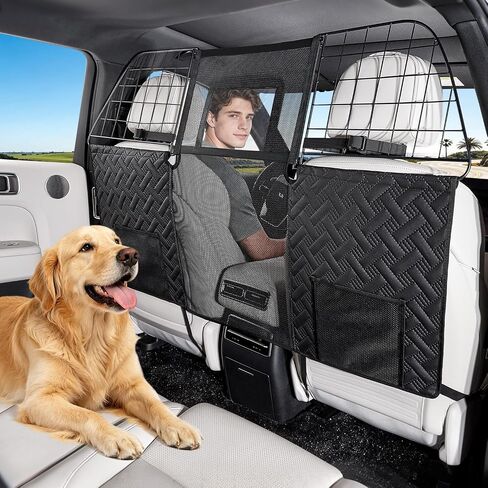 MAXFUT Dog Car Barrier,Full Around Pet Divider Net for Full Size Truck in Kuwait