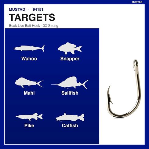 Mustad O Shaughnessy Live Bait in Kuwait