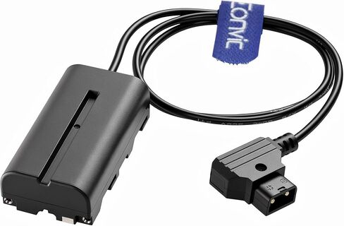 Eonvic D-Tap to NP-F550 Dummy Battery Power Supply Adapter Cable for Atomos Ninja V Monitor in Kuwait