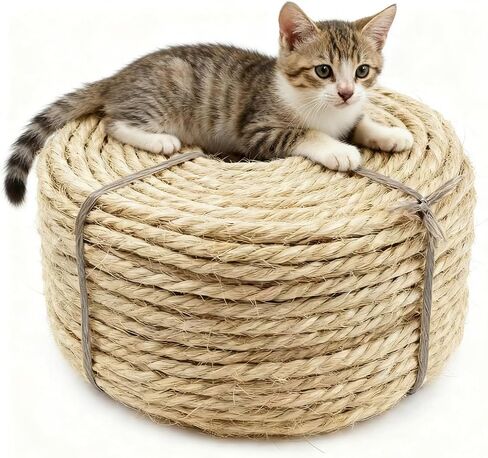 164 Feet Sisal Rope for Cat Tree & Scratching Post Replacement in Kuwait