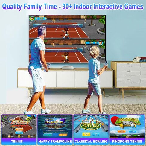 Video Game Console for Kids with Light Gun, 100+ Sports & Shooting TV Games in Saudi Arabia