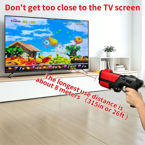 Video Game Console for Kids with Light Gun, 100+ Sports & Shooting TV Games in Saudi Arabia