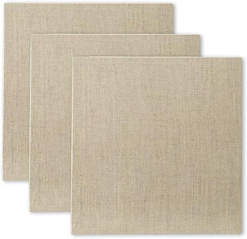 Senso Clear Primed Linen Panels - 8x10-3 Pack of Panels for Painting Oils, Acrylics, Pastels and More in Saudi Arabia