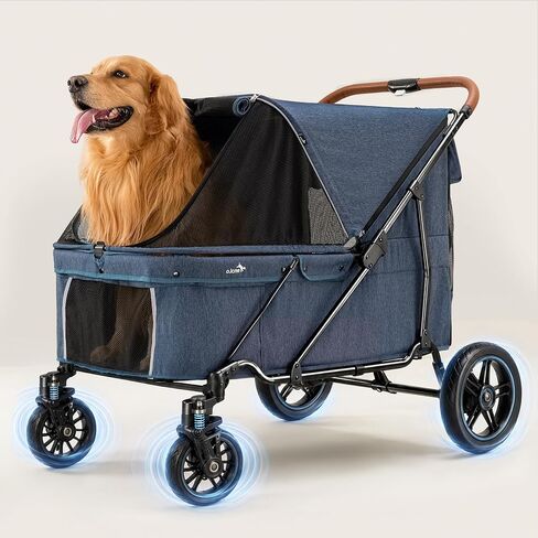 Large Dog Stroller for Large Dogs Up to 170 lbs, for Multiple Pets in Saudi Arabia