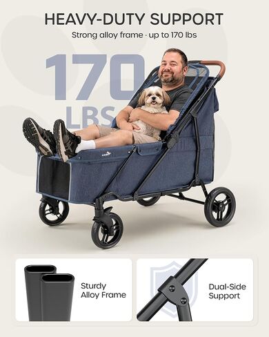 Large Dog Stroller for Large Dogs Up to 170 lbs, for Multiple Pets in Saudi Arabia