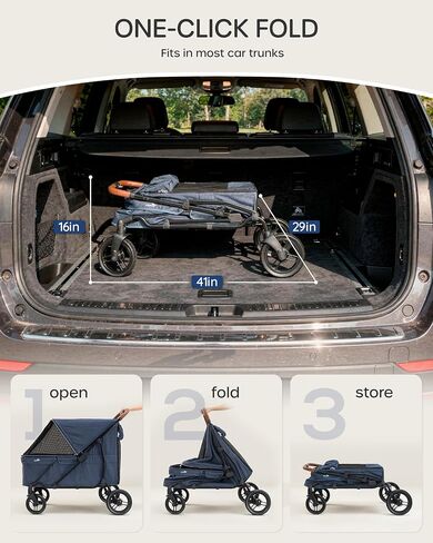 Large Dog Stroller for Large Dogs Up to 170 lbs, for Multiple Pets in Saudi Arabia
