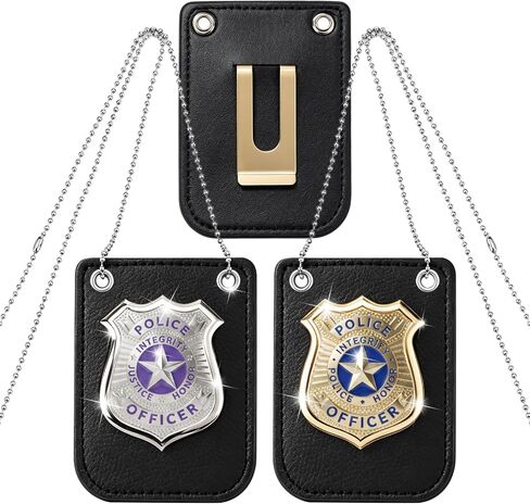 2pcs Police Badge, Police Costume Accessories for Kid in Saudi Arabia