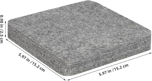 Healifty Needle Felting Mat Dense Wool Felt Pad for Precision Felting Thick Craft Work Block for Desk Protection DIY Needle Felting Supplies 5.98 X 5.98 X 0.98 in Dark Grey in Kuwait