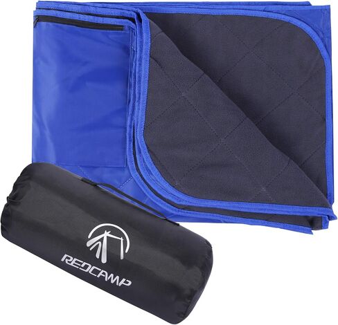 REDCAMP Lightweight Down Camping Blanket, Packable & Waterproof and Warm Outdoor Travel Quilt 520 Fill Power for Backpacking, Camping, Hiking (Black) in Saudi Arabia