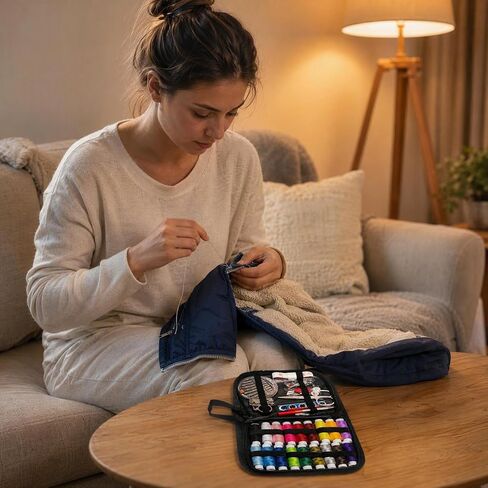 Otylzto Portable Zipper Sewing Kit, Complete Home Travel DIY Supplies Set in Saudi Arabia