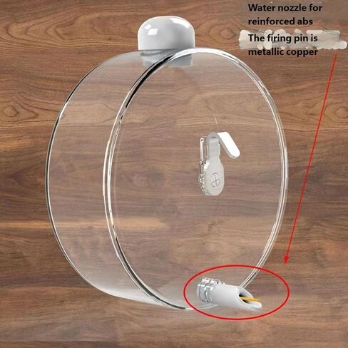 Round Shape Bird Drinker for Cage Mount Easy Refill Waterer Bottle 250ML Water Dispenser for Parrots Watering Essential Bird Drinking Bottle in Saudi Arabia