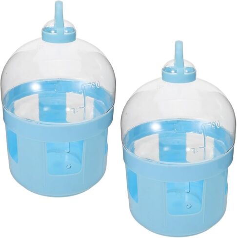 2pcs Water Dispenser for Cage, ABS Bird Waterer with Large Opening in Kuwait