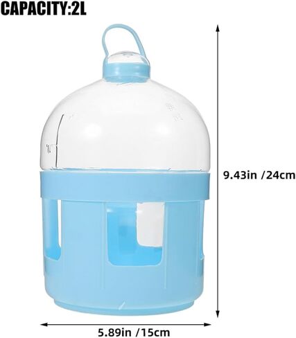 2pcs Water Dispenser for Cage, ABS Bird Waterer with Large Opening in Kuwait