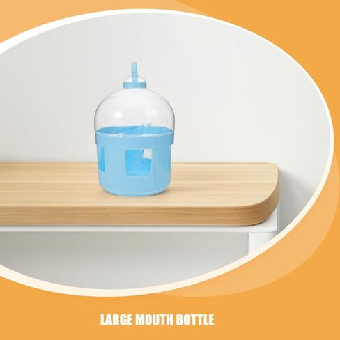2pcs Water Dispenser for Cage, ABS Bird Waterer with Large Opening in Kuwait