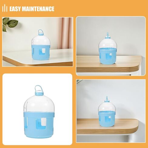 2pcs Water Dispenser for Cage, ABS Bird Waterer with Large Opening in Kuwait