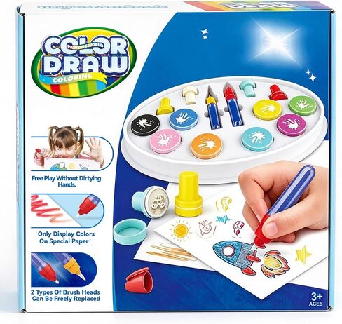 Magic Paint Set, Mess Free Painting Station for Kids, Finger Painting Alternative, Gift for Children 3,4,5,6,7,8,9 Year olds (Paint Set) in Kuwait